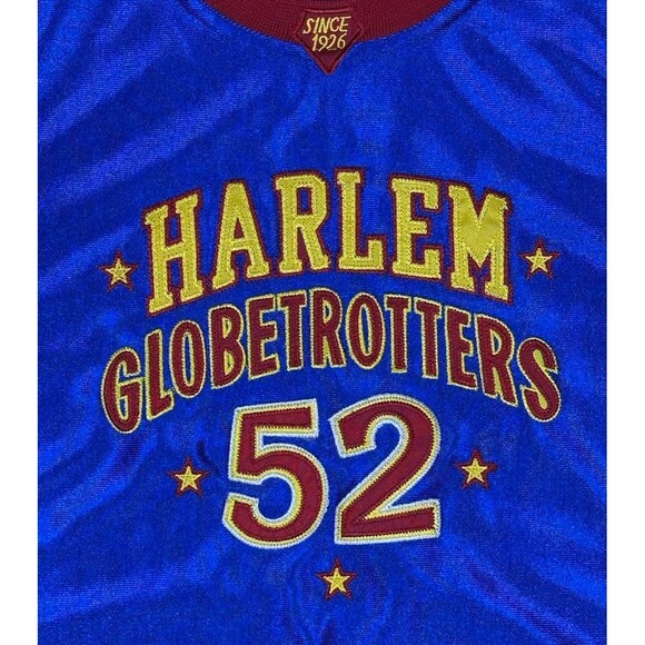 Harlem Globetrotters Big Easy #52 Jersey Youth L Authentic Basketball Stitched - Picture 3 of 9